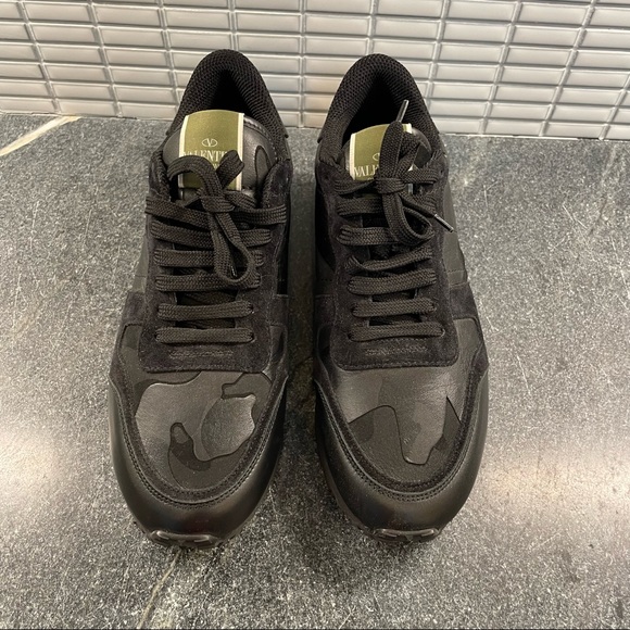 Valentino CAMOUFLAGE NOIR ROCKRUNNER SNEAKER - Picture 4 of 11